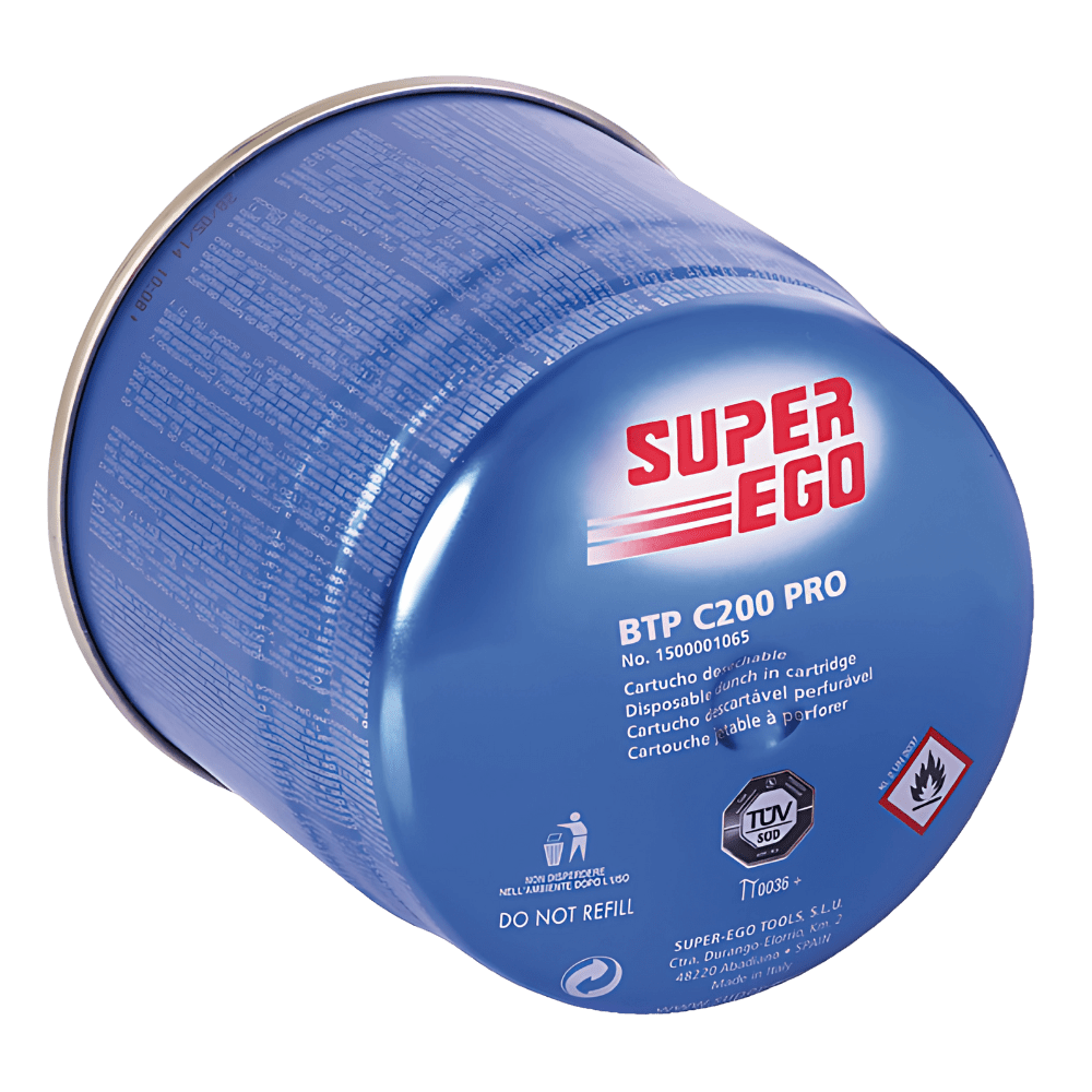 Cartucho de Gás Descartável C200  Butano e Propano Super Ego 1500001065