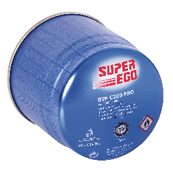Cartucho de Gás Descartável C200 Butano e Propano Super Ego 1500001065