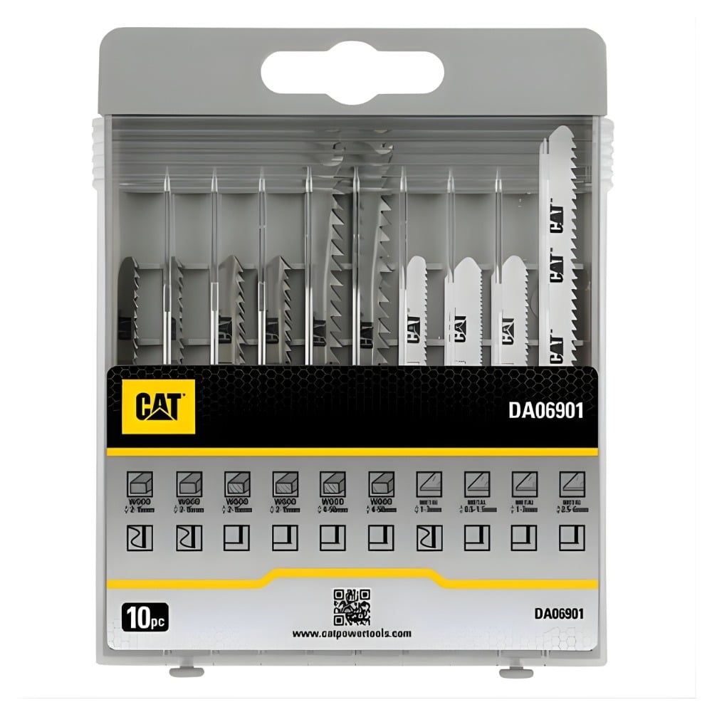 Kit 10 Lâminas Madeira e Metal P/ Tico-tico CAT DA06901