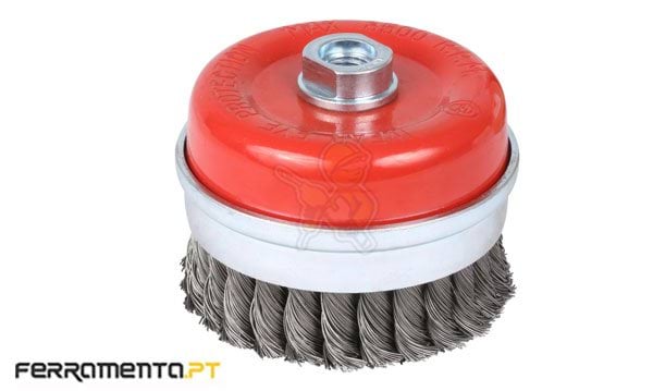 Catrabucha Metal tipo vaso arame entrançado M14x100mm MACFER 026.0020