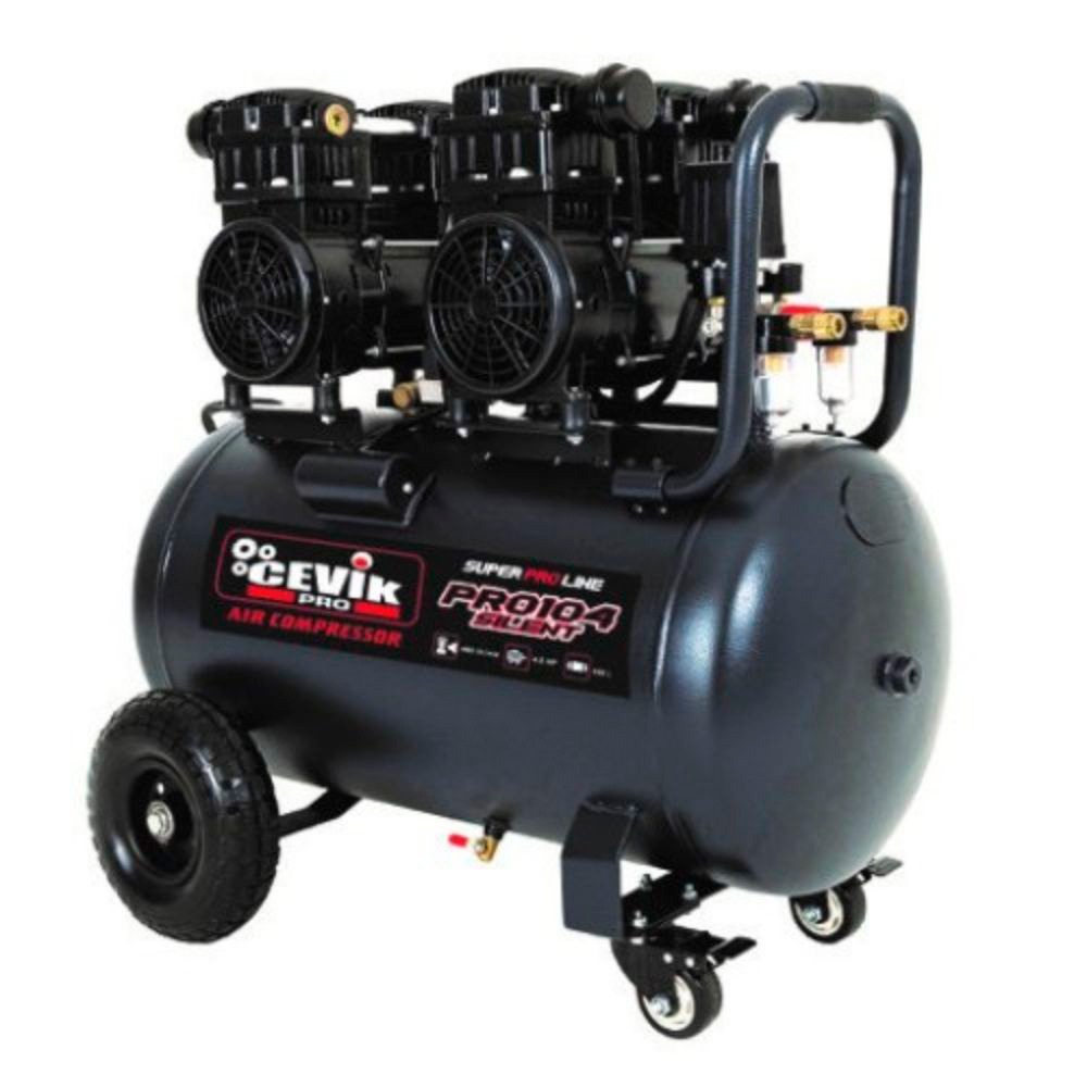 Compresor Silent 100L 4HP S/A Cevik Pro CA‑PRO104SILENT