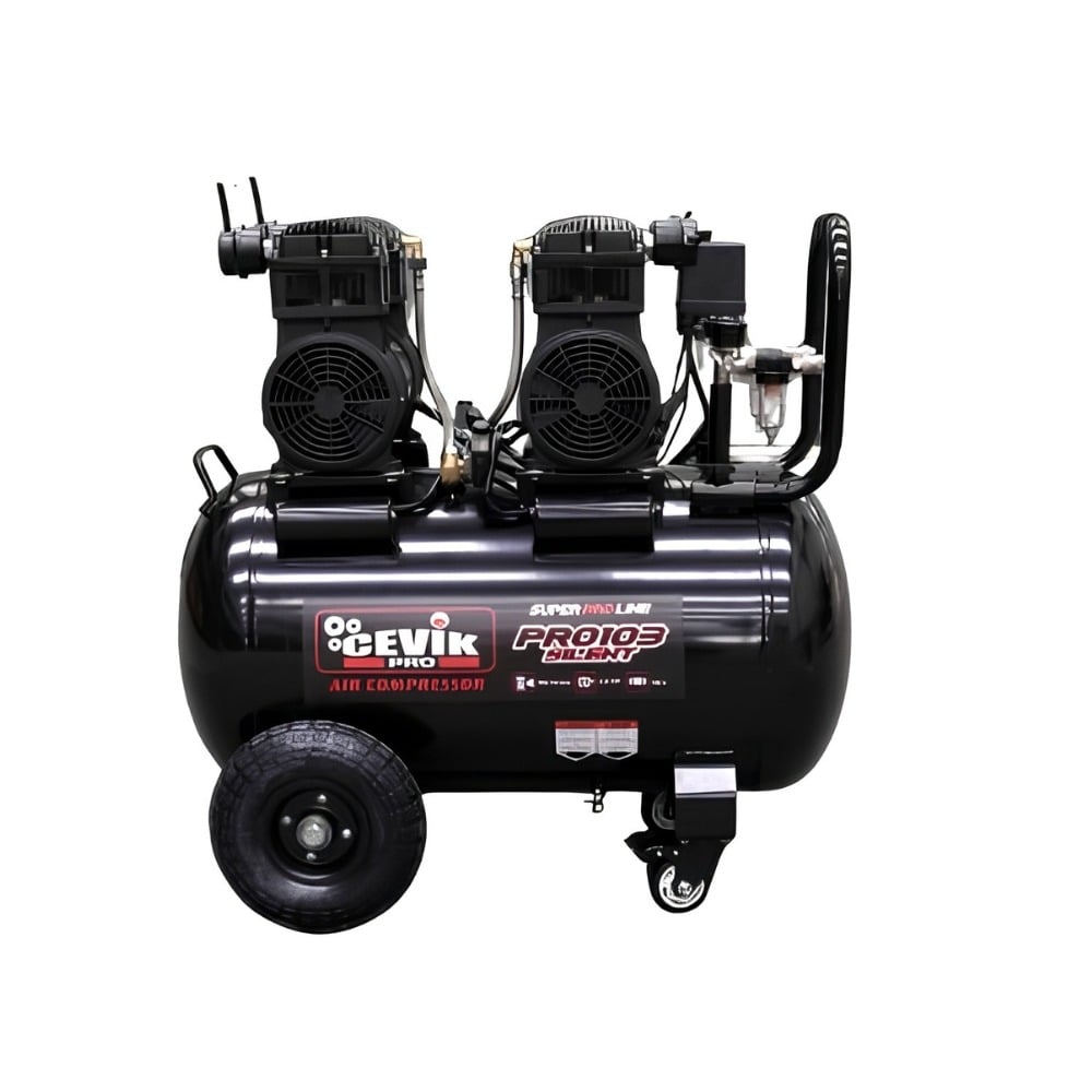 COMPRESSOR DE AR SILENCIOSO 100L 3HP S/A CEVIK PRO CA-PRO103SILENT