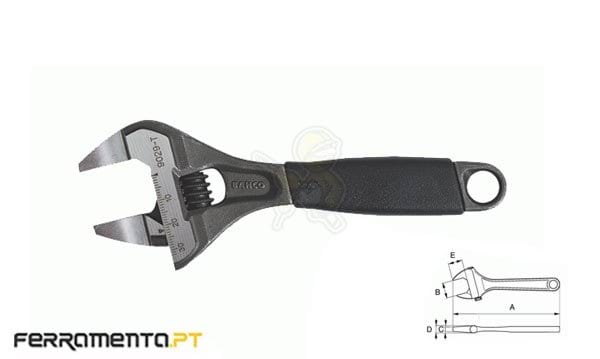Chave Ajustável Rebaixada 6" Bahco 9029-T