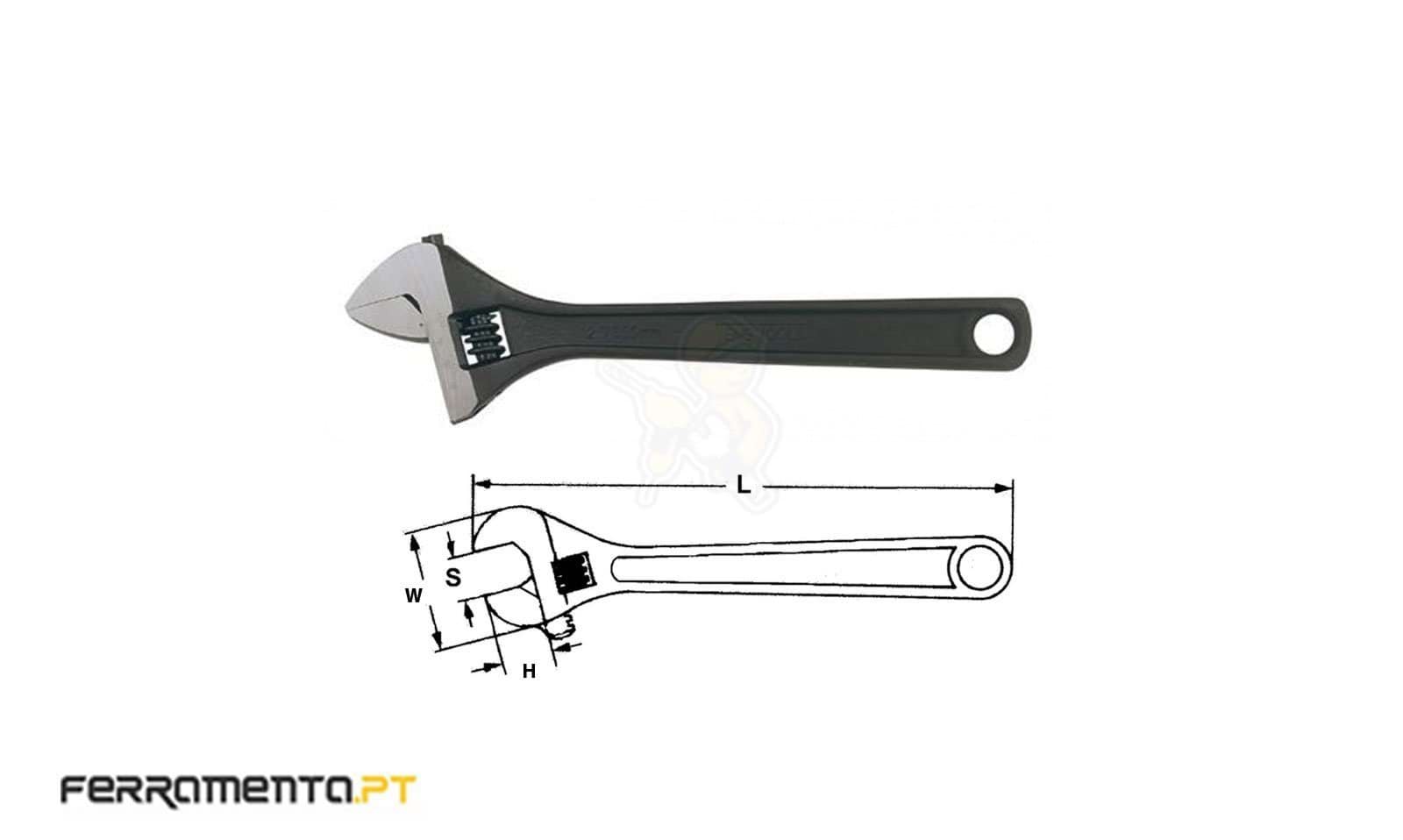 Chave de Aperto Ajustável 28 mm Teng Tools 4003