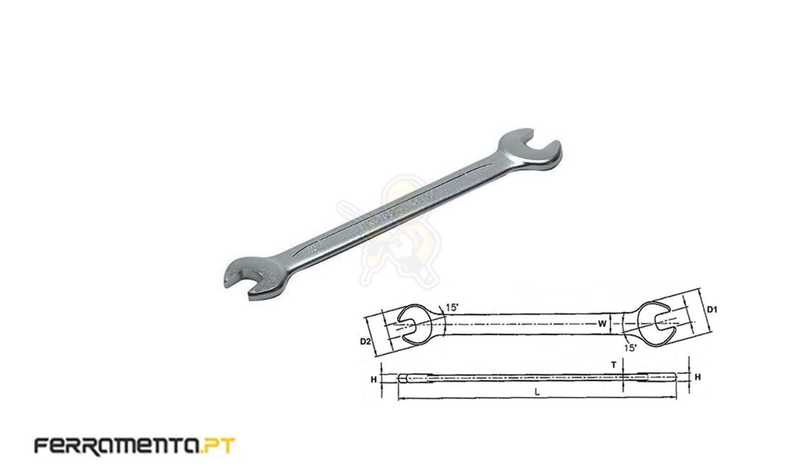 Chave de Bocas Métricas 10x11 Teng Tools 621011