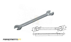 Chave de Bocas Métricas 18x19mm Teng Tools 621819