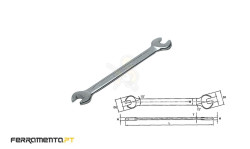 Chave de Bocas Métricas 6x7 Teng Tools 620607