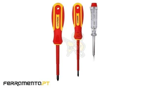 Set Chaves de Fenda 1000V 3Pcs Hyundai 59401