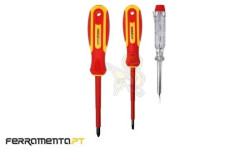 Set Chaves de Fenda 1000V 3Pcs Hyundai 59401