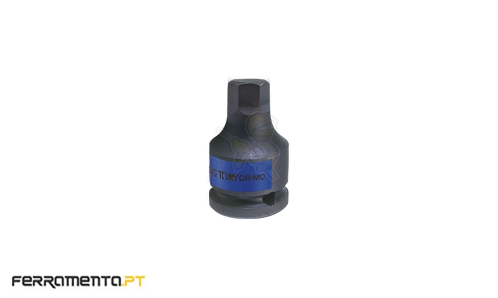 Chave de Impacto c/ Ponta 1" 19x75mm King Tony KT801519M