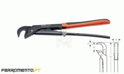 Chave de Modelo Sueco 90º para Tubos Bahco 1410