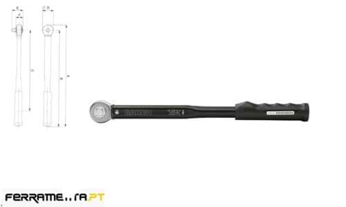 Chave Dinamométrica Mecânica 3/8" Bahco 74PR-60