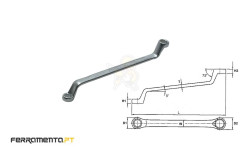 Chave Luneta Métrica 10x11 mm Teng Tools 631011