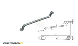 Chave Luneta Métrica 12x13 mm Teng Tools 631213