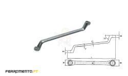 Chave Luneta Métrica 14x15 mm Teng Tools 631415