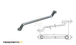 Chave Luneta Métrica 24x27 mm Teng Tools 632427