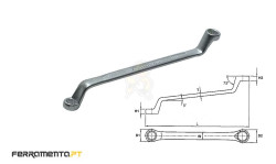 Chave Luneta Métrica 30x32 mm Teng Tools 633032