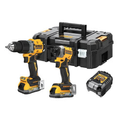 Chave de Impacto + Berbequim Combinado 18V DeWalt DCK2050E2T-QW