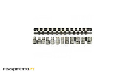 Chaves de caixa 1/4' 12 Peças Teng Tools M1412