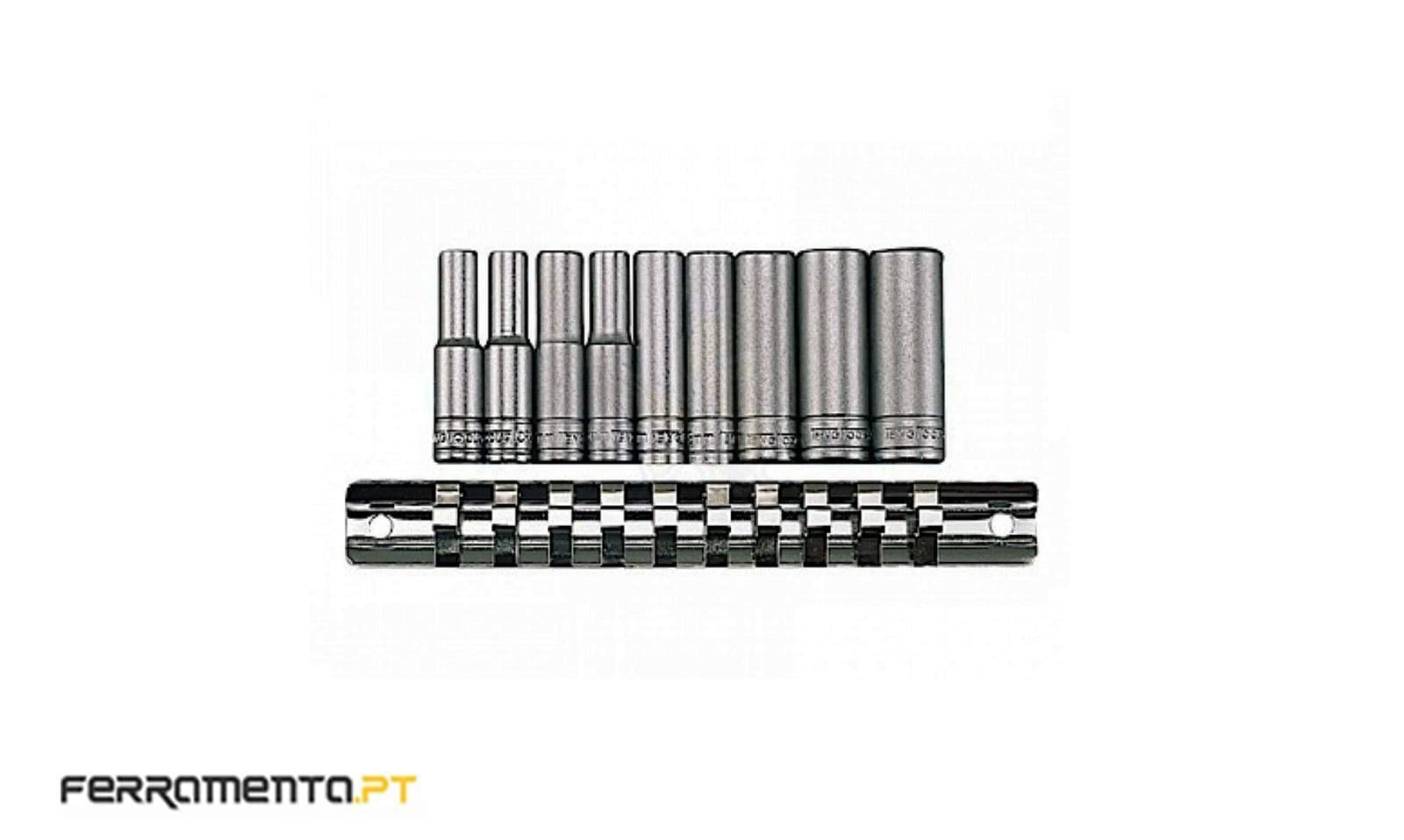 Chaves de caixa 1/4'' 9 Peças Teng Tools M1407