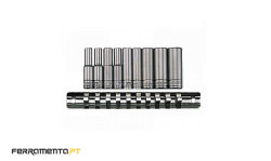 Chaves de caixa 1/4'' 9 Peças Teng Tools M1407