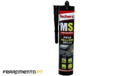 Cola e Veda MS PROFESIONAL Preto 290ml Fischer 540330