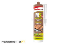 Cola e Veda MS SELLANTE/ADH Castanho 290ml Fischer 500667