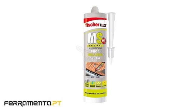 Cola e Veda MS SELLANTE/ADH Cinzento 290ml Fischer 97973