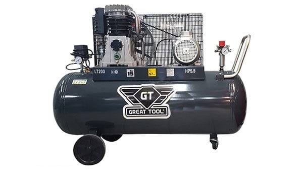 Compressor Great Tool 200 Litros 15Bar 5.5HP 400V