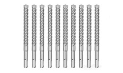 Conjunto Brocas 6x165mm SDS-PLUS 4 Cortes 10Un Milwaukee 4932352043