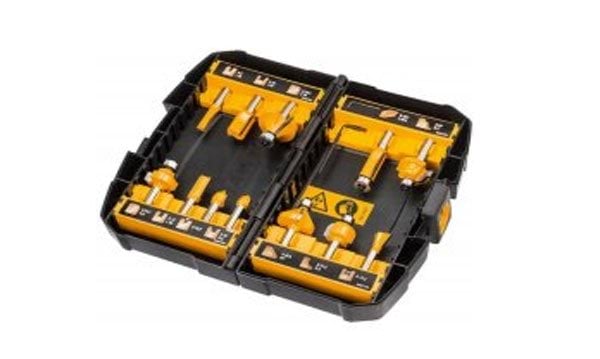 Conjunto de 12 fresas para Tupia Dewalt DT90016-QZ 