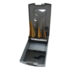 Conjunto de 3 Brocas Escalonadas Great Tool BRES3HSM2