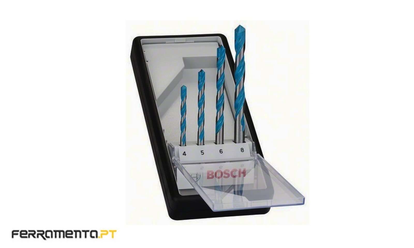 Conjunto de 4 Brocas CYL-9 Multifunções Bosch 2607010521