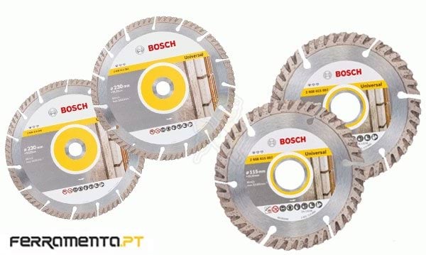 Conjunto de 4 Discos Diamante 115/230mm Bosch 06159975J0 
