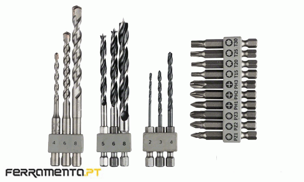 Conjunto de Acessórios p/ Uneo 19un Bosch 2609256989