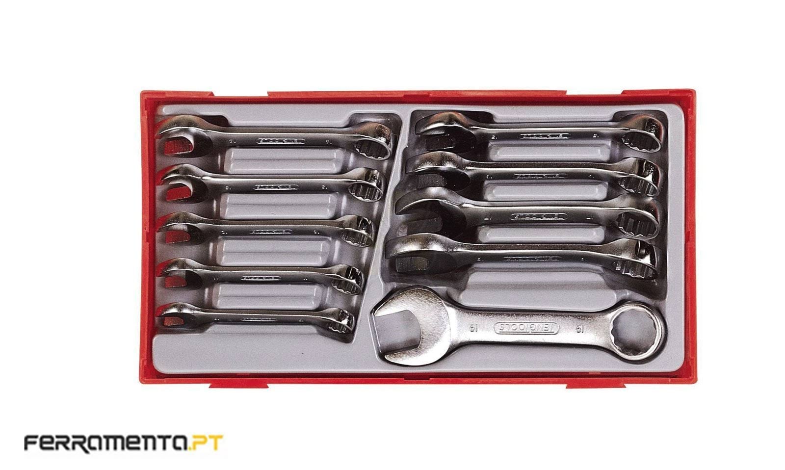 Conjunto de Chaves boca luneta curtas Teng Tools TT6010M