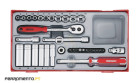 Conjunto de chaves de caixa 1/4'' Teng Tools TT1435