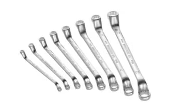 Jogo de 8 Chaves Luneta Inclinadas OGV Facom 55A.JE8