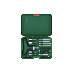 Conjunto de 22 Chaves de Fenda com catraca em formato de T Bosch 1600A02Z9T