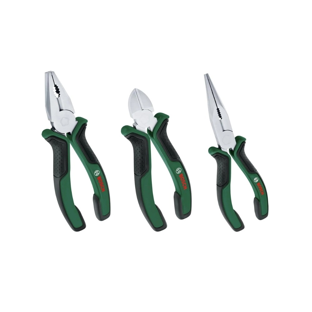 Conjunto de alicates de 3 peças Bosch 1600A02C0S