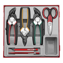 Conjunto de ferramentas de corte industrial TT2 6 peças Teng Tools D-CT06