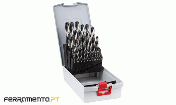 Bosch Conjuntos de 25 Brocas Para Metal HSS PointTeQ 2608577352