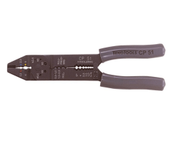 Alicate de Cravar Terminais e Descarnar Fios Teng Tools CP51