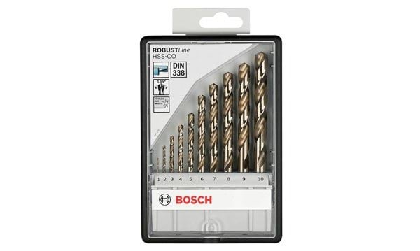 Brocas HSS Cobalt 1-10mm Bosch 2607019925