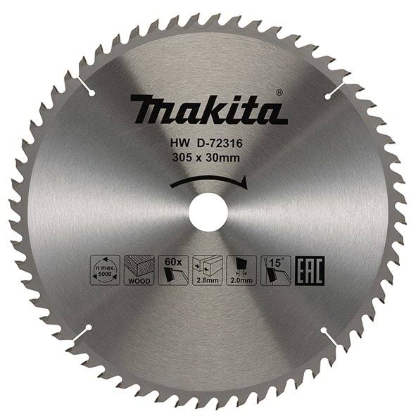 Makita Disco Pastilhado 305x30 (60T) 