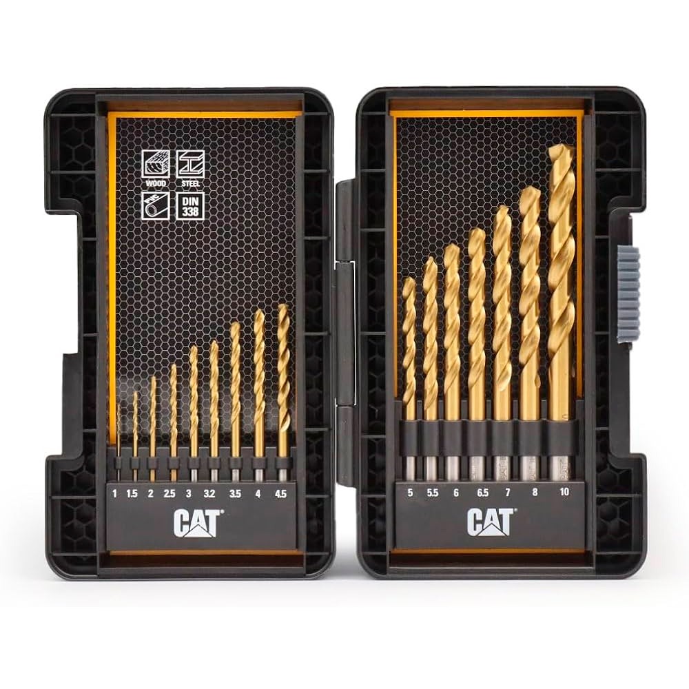 Conjunto Brocas HSS 16 Peças Cat DA02901