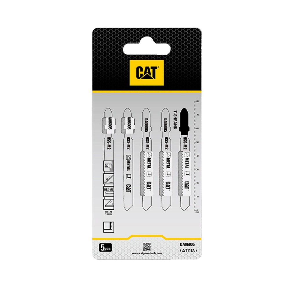 Kit 10 Lâminas Madeira e Metal P/ Tico-tico CAT DA06901