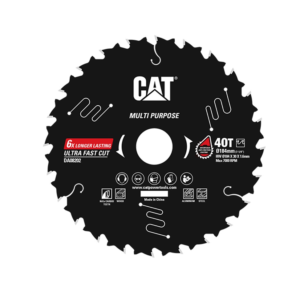 Discos Serra Circular Multiuso TCT CAT DA08202