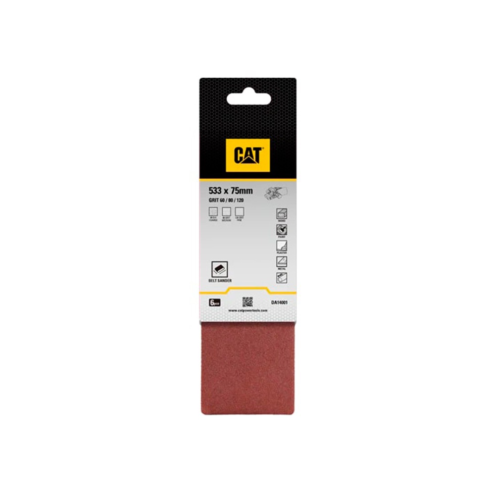 Cintas de Lixa 533x75mm 6pcs CAT DA14001 