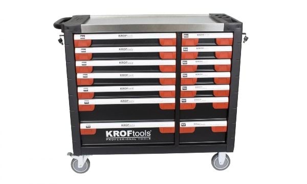 Carro de Ferramentas 14 Gavetas Kroftools 8660 
